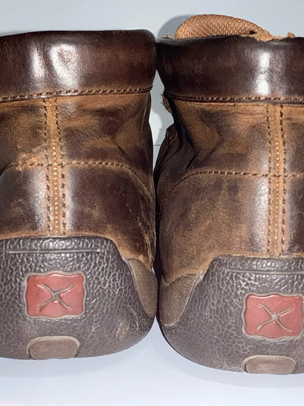 Steal Toe Safety Twisted X Men's Brown Leather Chukka Boots 9.5 western workwear